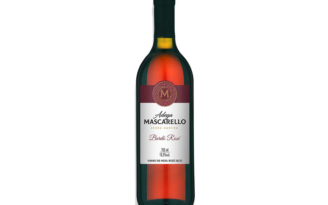 Vinho Rosado de Mesa Seco Bordô